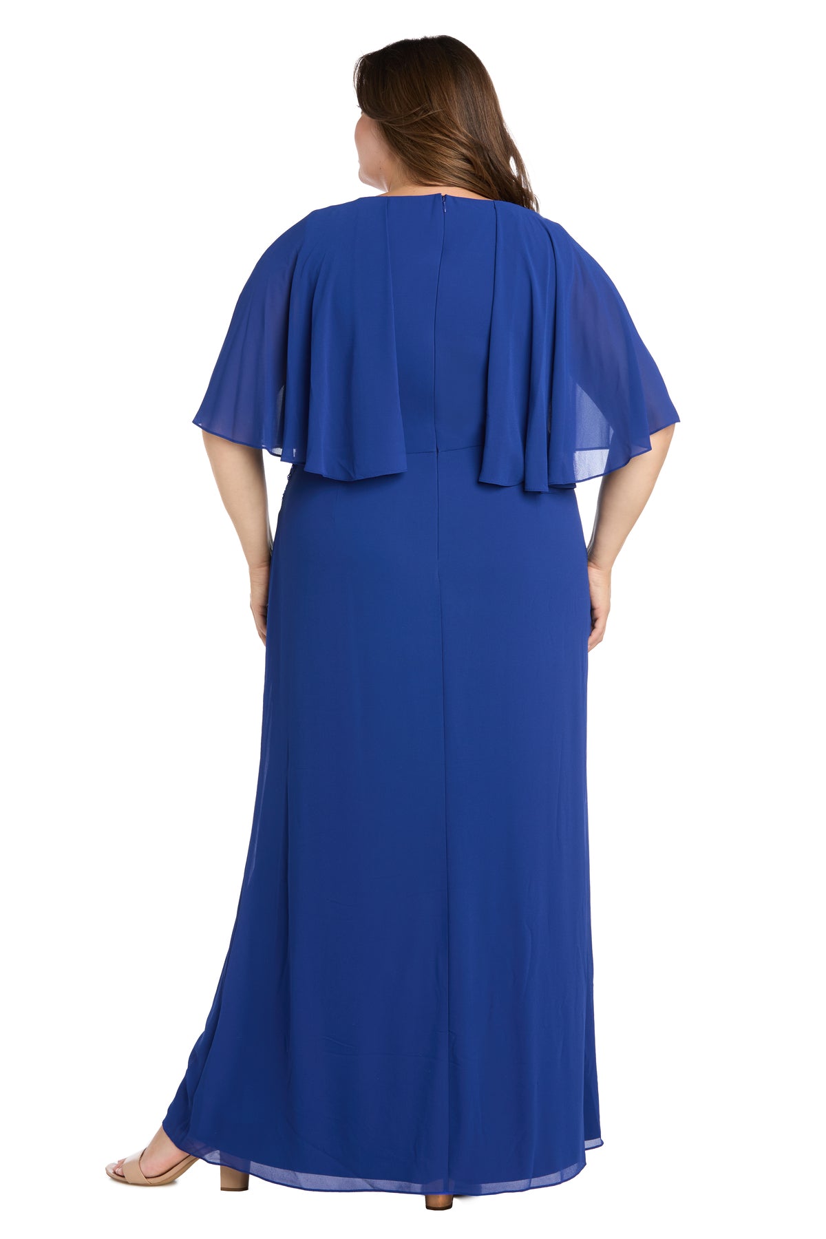 sachin and babi light blue dress Pleated-Bodice Long A-Line Prom Dress main image 1