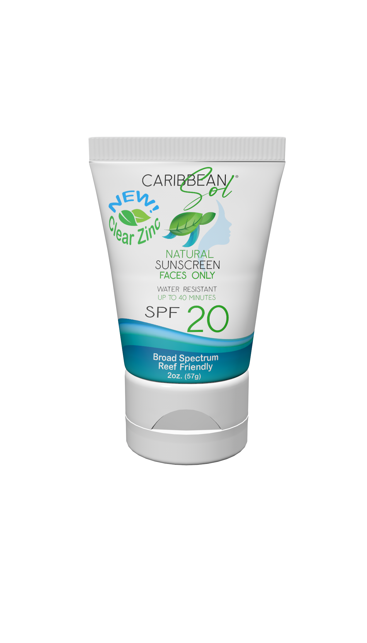 Faces Only SPF 20 Clear Zinc